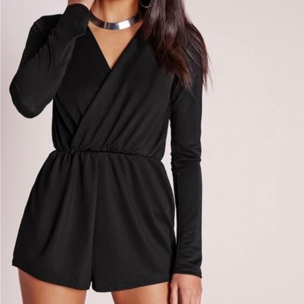 Missguided black romper